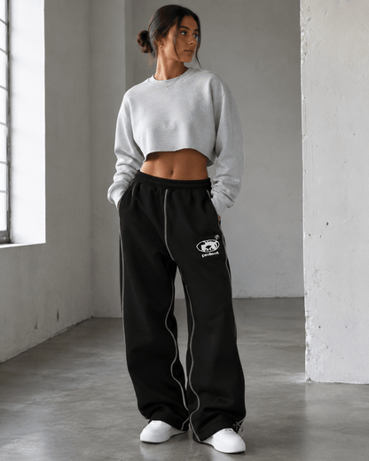 Women’s Y2K Embroidered Cargo Joggers Drawstring Sweatpants
