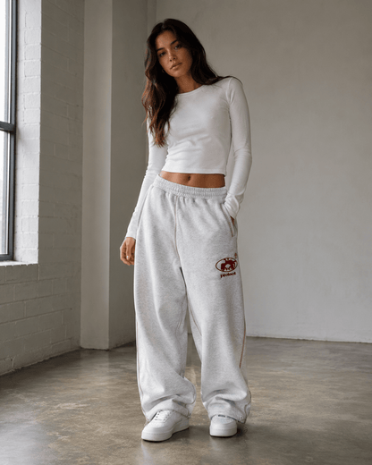 Women’s Y2K Embroidered Cargo Joggers Drawstring Sweatpants