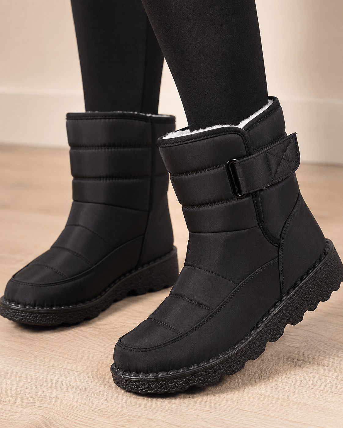 Women’s Waterproof Winter Snow Boots Plush Lined Ankle Boots