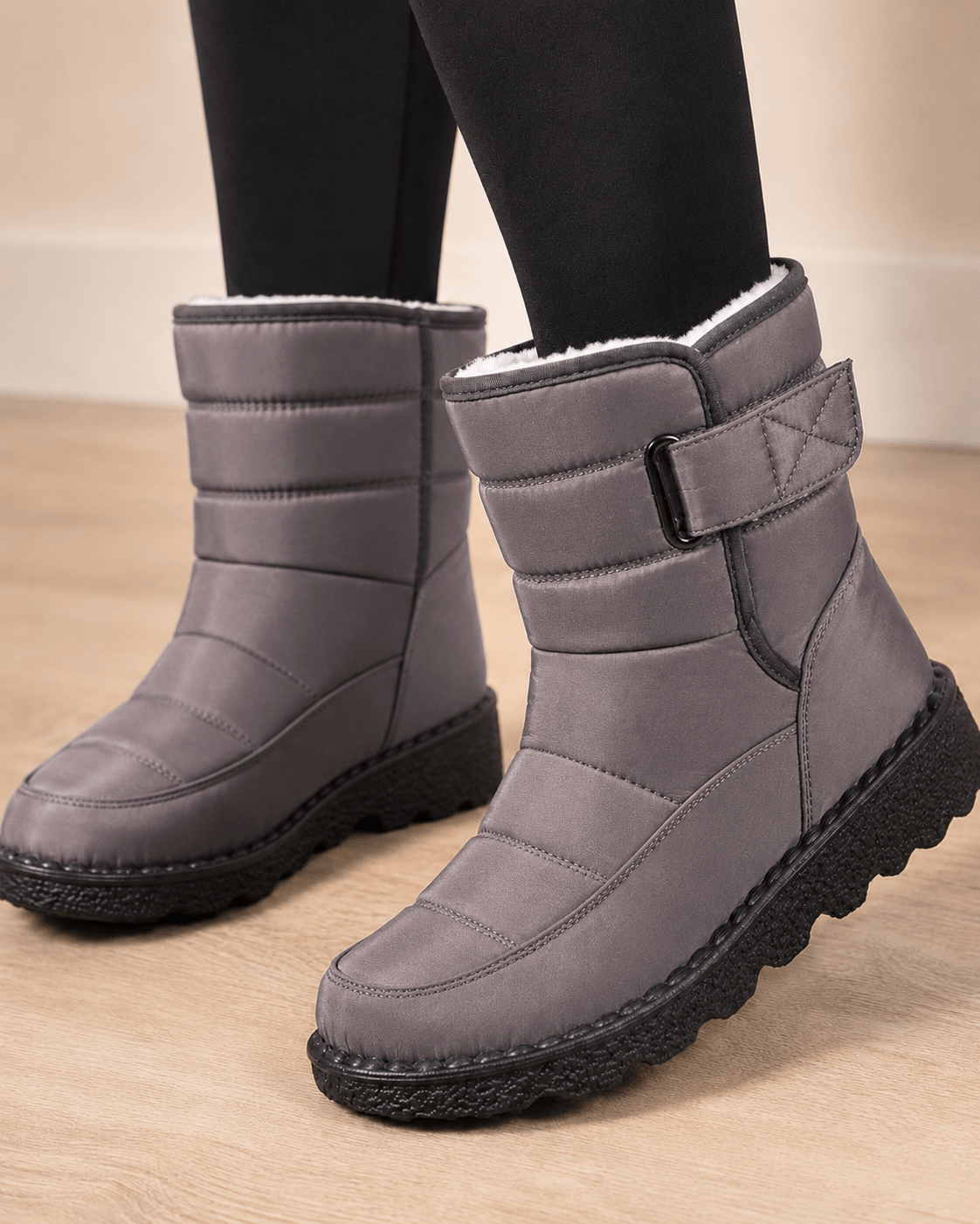 Women’s Waterproof Winter Snow Boots Plush Lined Ankle Boots