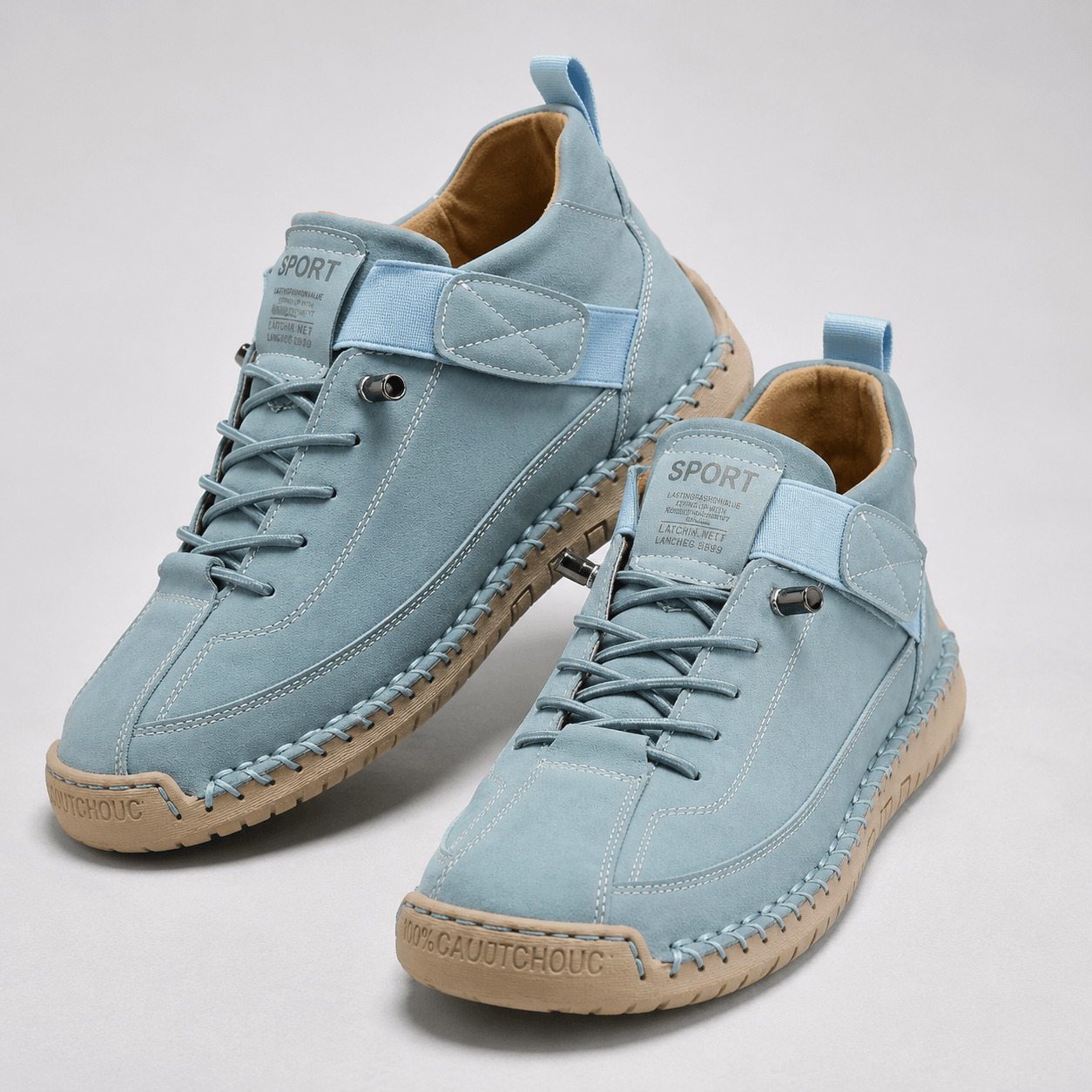 Women’s Wide Fit Leather Lace Up Ankle Shoes Waterproof Casual Boots