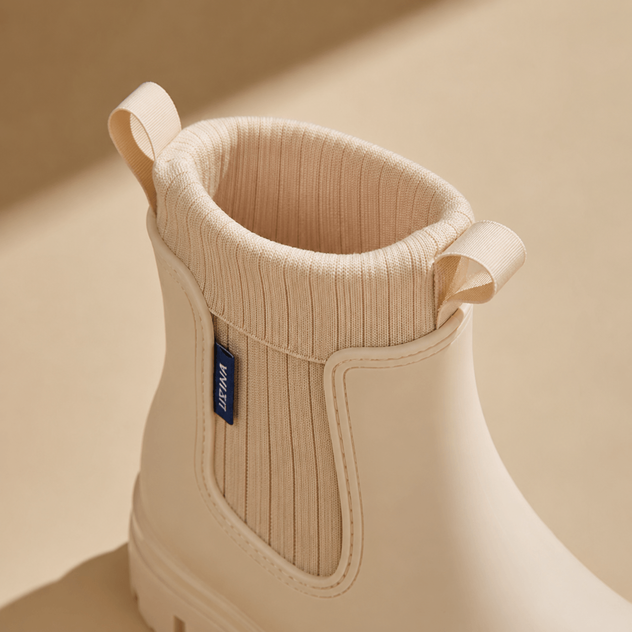 Women’s Waterproof Chelsea Rain Boots Chunky Sole Ankle Boots