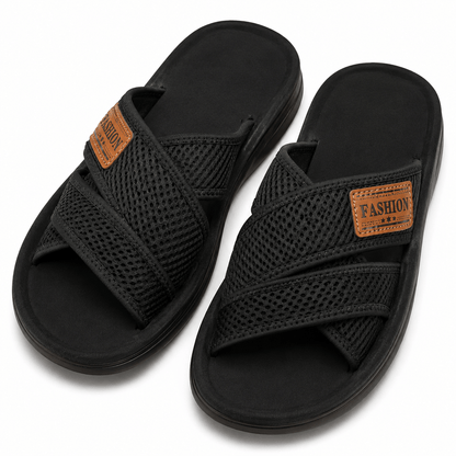 Women’s Mesh Wedge Sandals Open Toe Pull On Summer Shoes