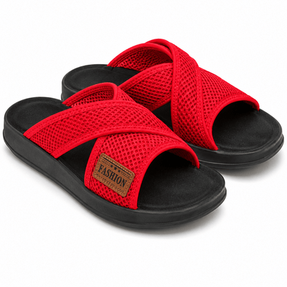 Women’s Mesh Wedge Sandals Open Toe Pull On Summer Shoes