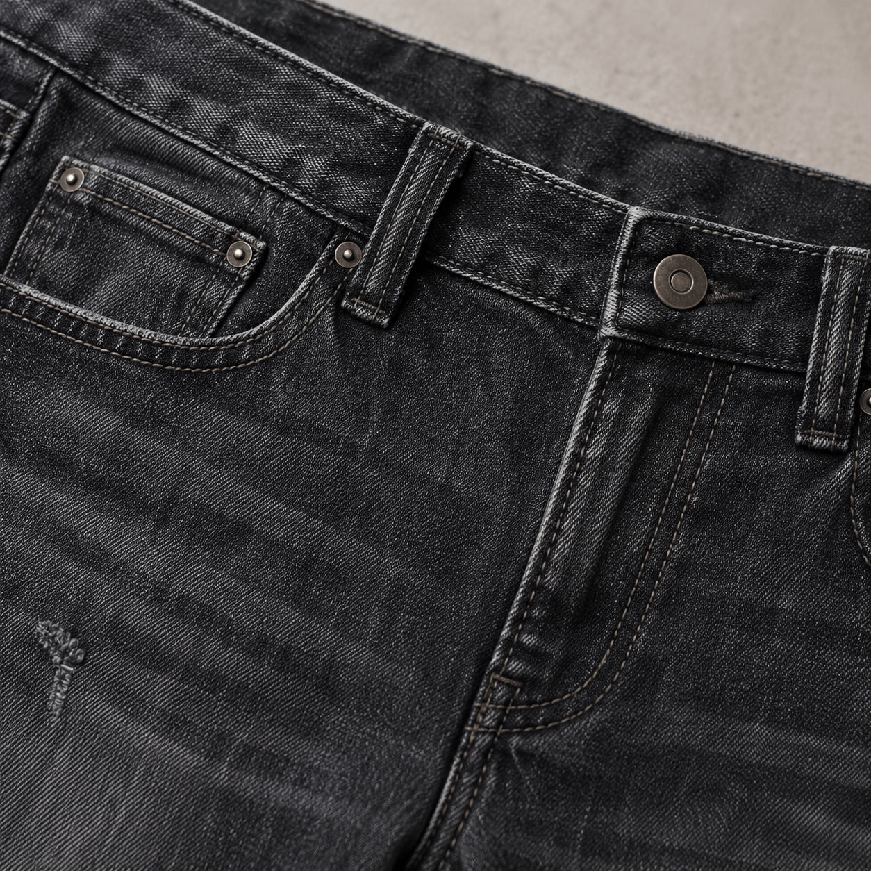 Women’s Grey High Waist Wide Leg Flared Denim Jeans