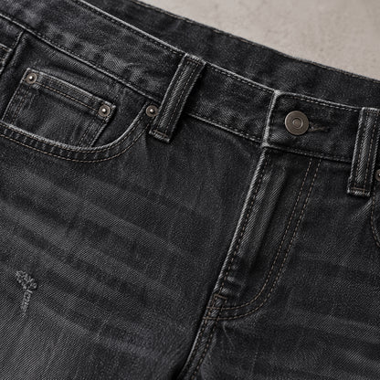 Women’s Grey High Waist Wide Leg Flared Denim Jeans