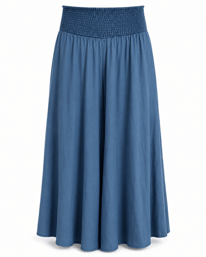 Women’s Elastic Waist Wide Leg Palazzo Trousers