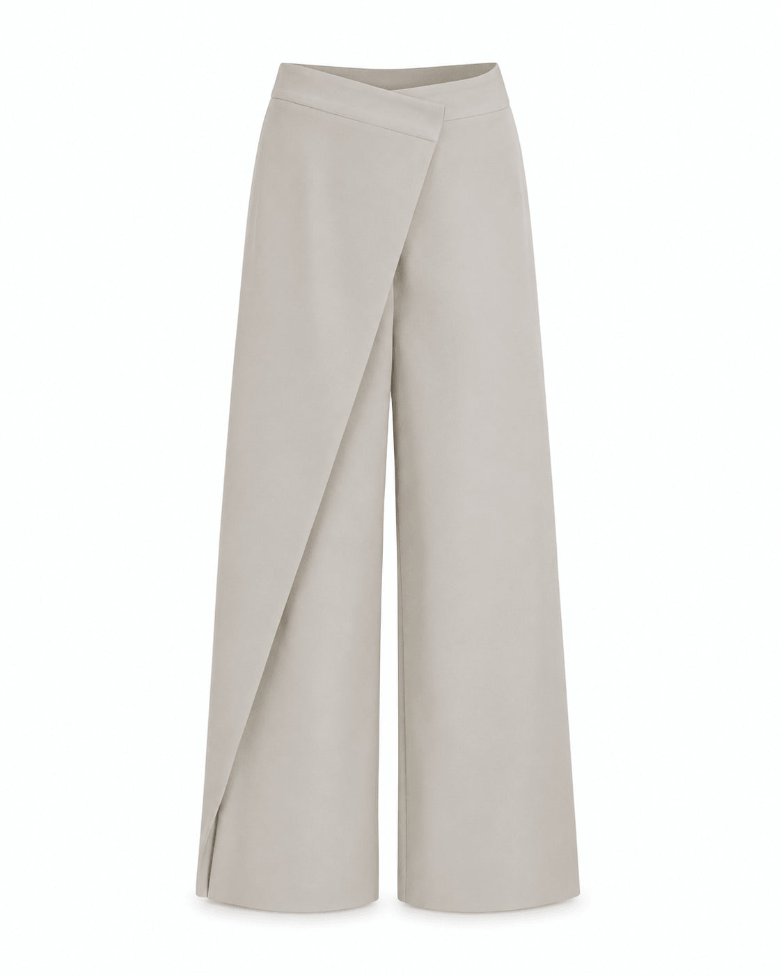 Women’s High Waist Asymmetric Wrap Wide Leg Trousers