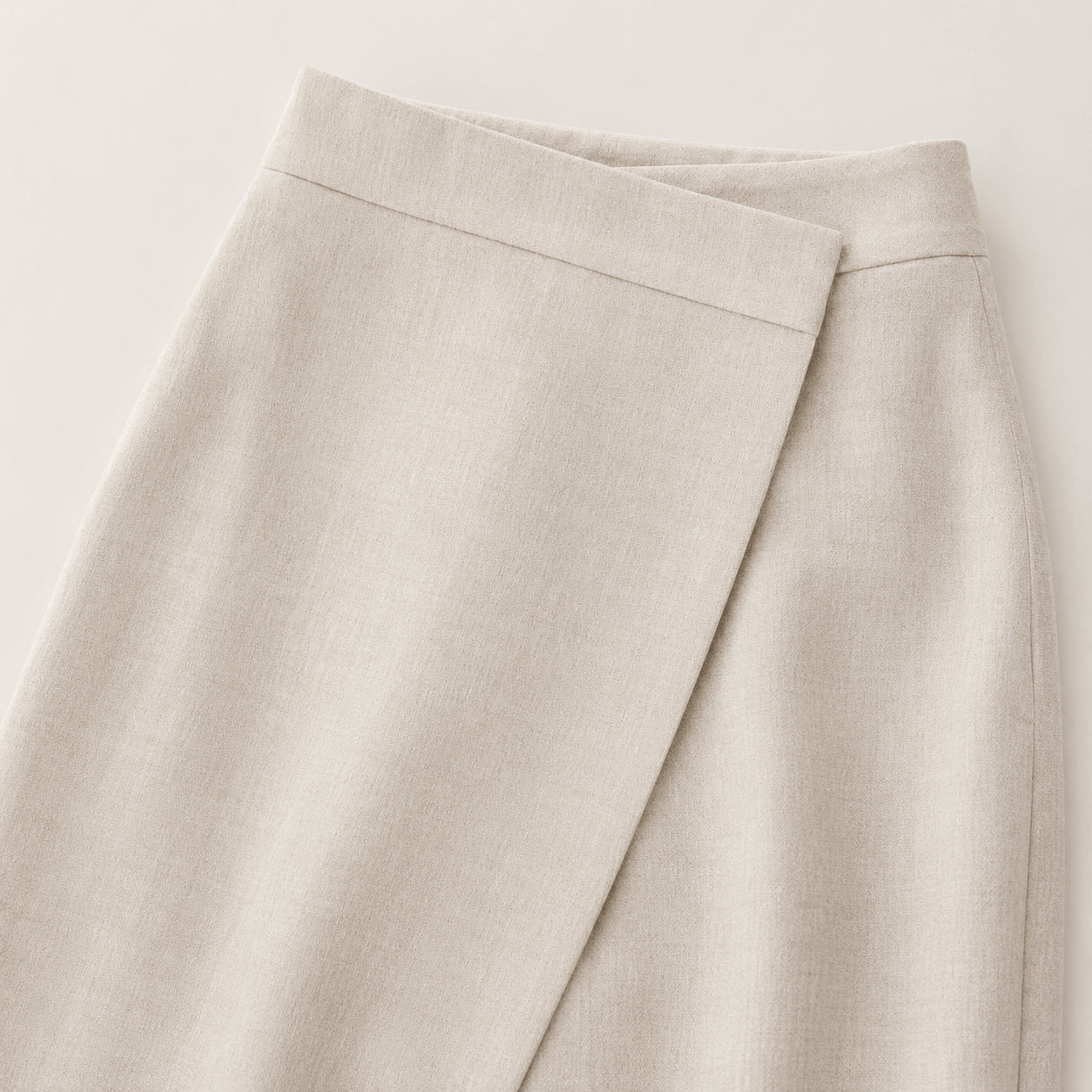 Women’s High Waist Asymmetric Wrap Wide Leg Trousers