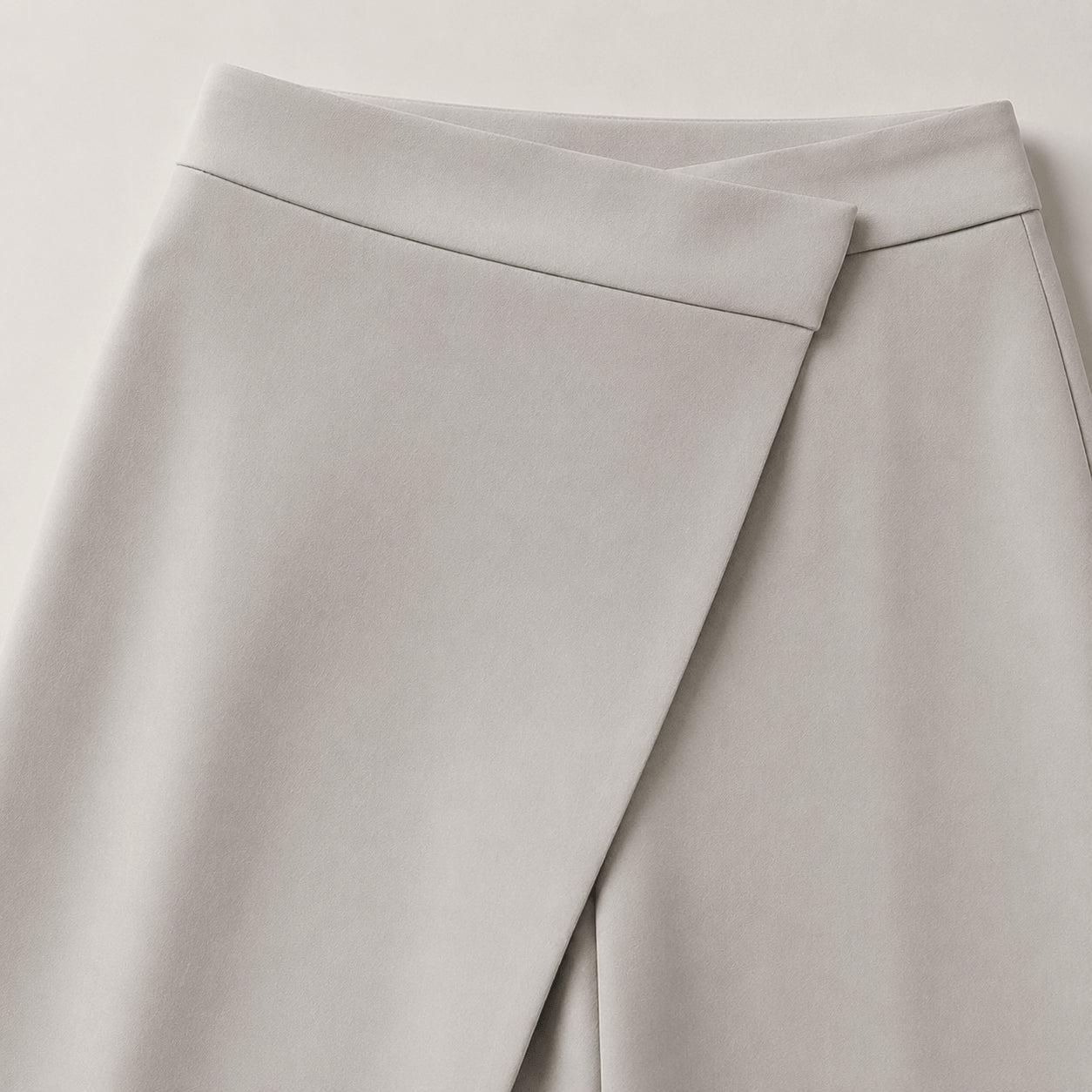 Women’s High Waist Asymmetric Wrap Wide Leg Trousers