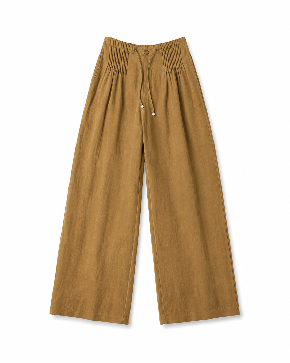 Women’s Elastic Waist Drawstring Wide Leg Trousers