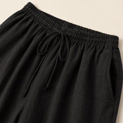 Women’s Relaxed Elastic Waist Wide Leg Trousers
