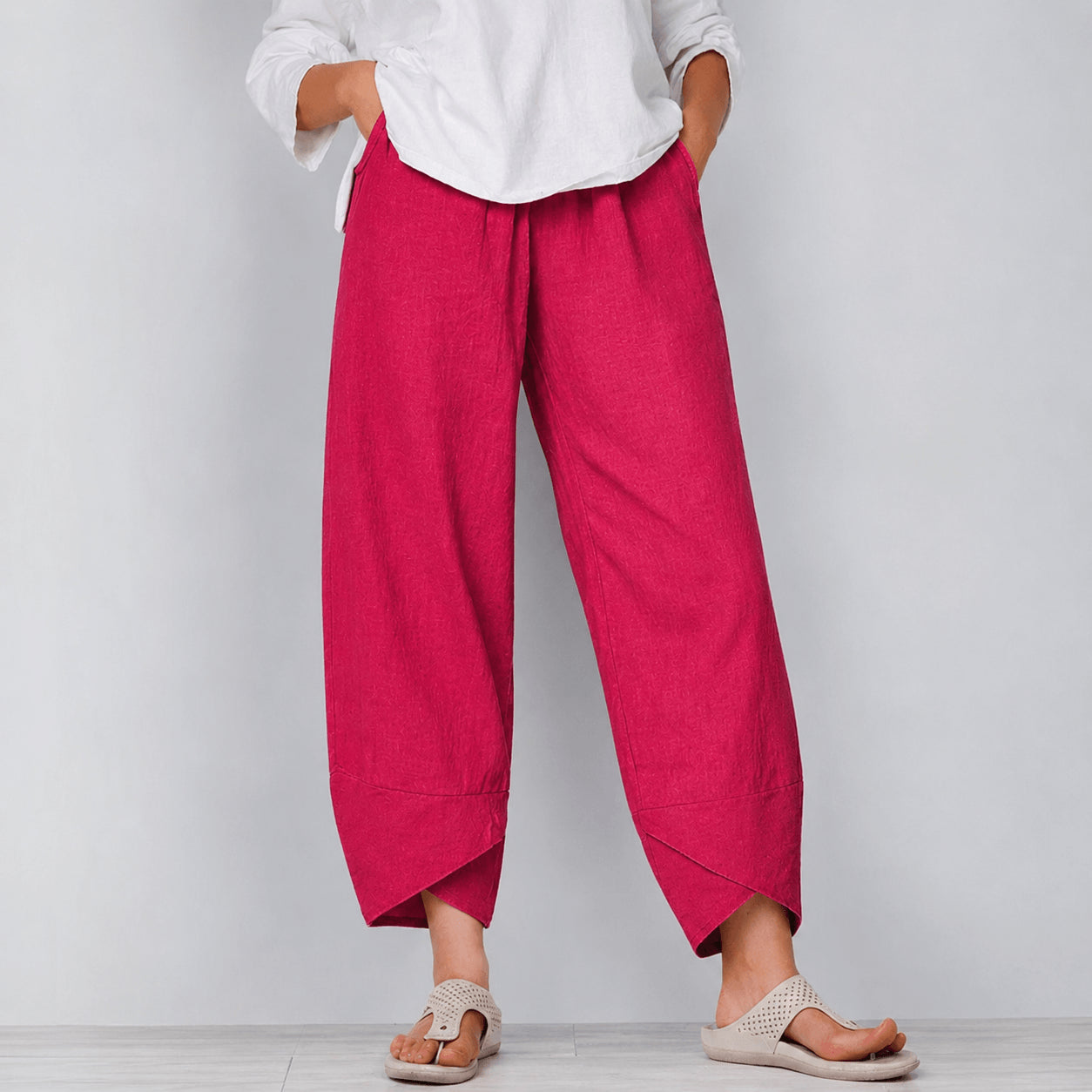Women’s Relaxed Tapered Summer Trousers