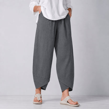 Women’s Relaxed Tapered Summer Trousers