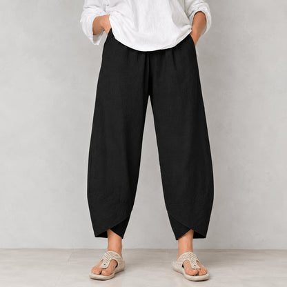Women’s Relaxed Tapered Summer Trousers
