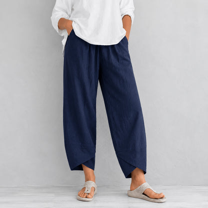 Women’s Relaxed Tapered Summer Trousers