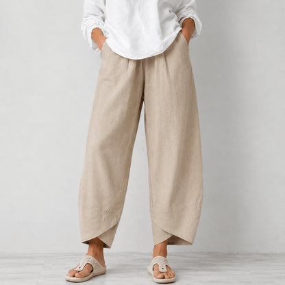 Women’s Relaxed Tapered Summer Trousers