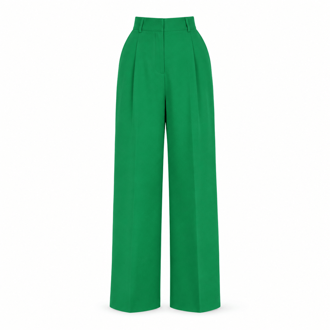 Women’s High Waisted Pleated Wide Leg Trousers