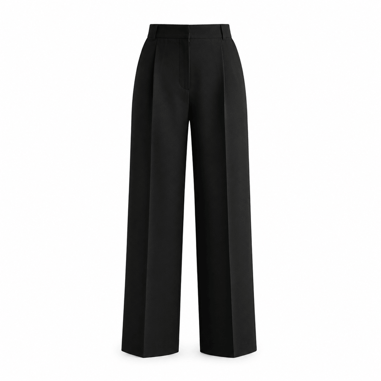 Women’s High Waisted Pleated Wide Leg Trousers