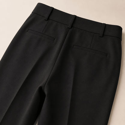 Women’s High Waisted Pleated Wide Leg Trousers