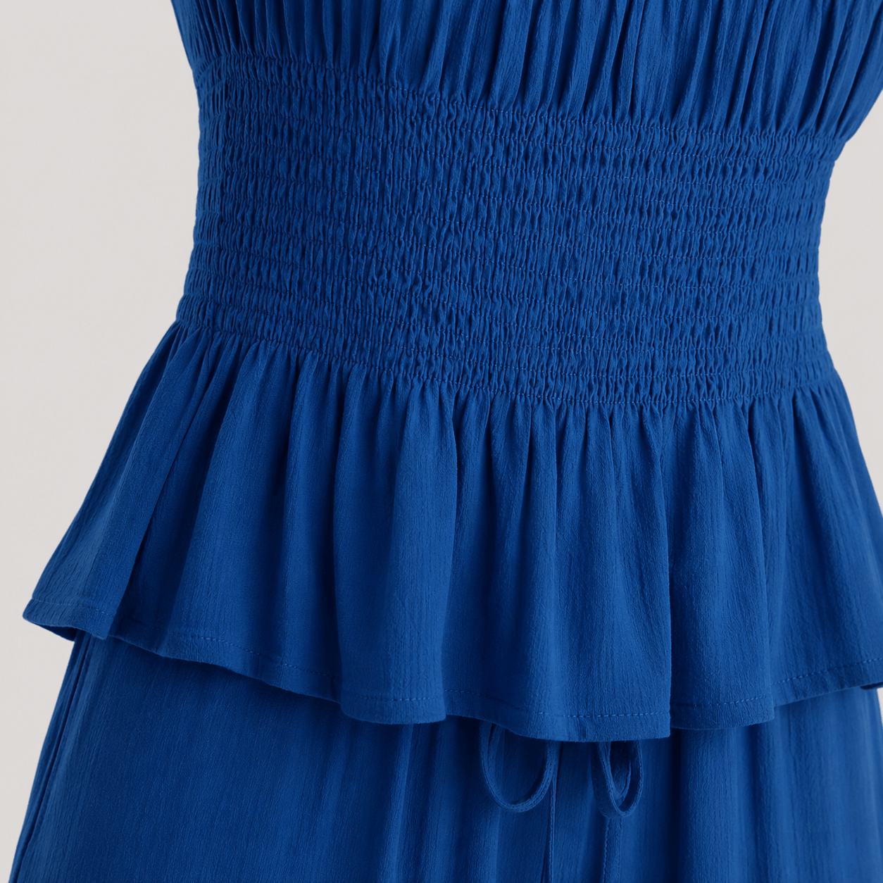 Women’s Peplum Top & Wide Leg Trousers Co-Ord Set