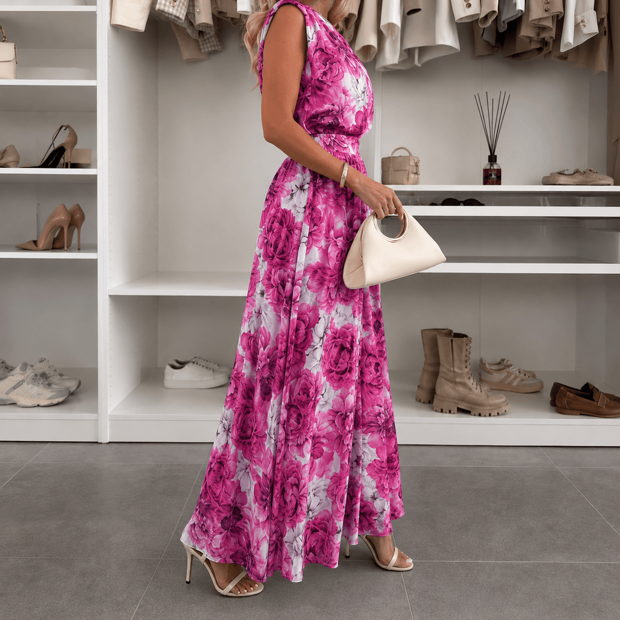 Women’s Sleeveless Top & Wide Leg Trousers Co-Ord Set