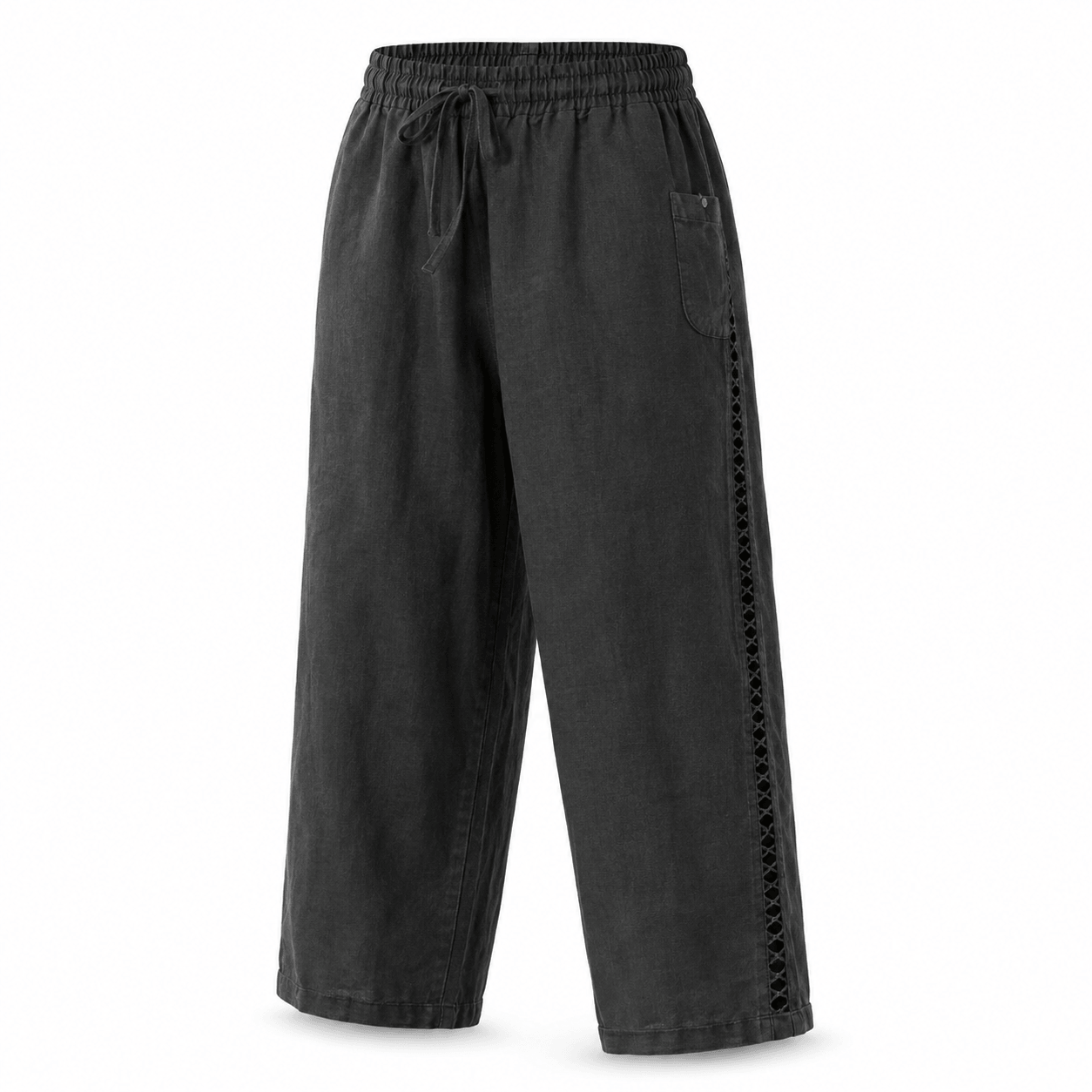 Women’s High Waist Tapered Side Stripe Trousers