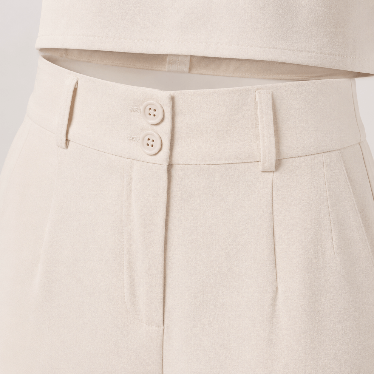 Women’s Boat Neck Crop Top & Wide Leg Trousers Co-Ord Set