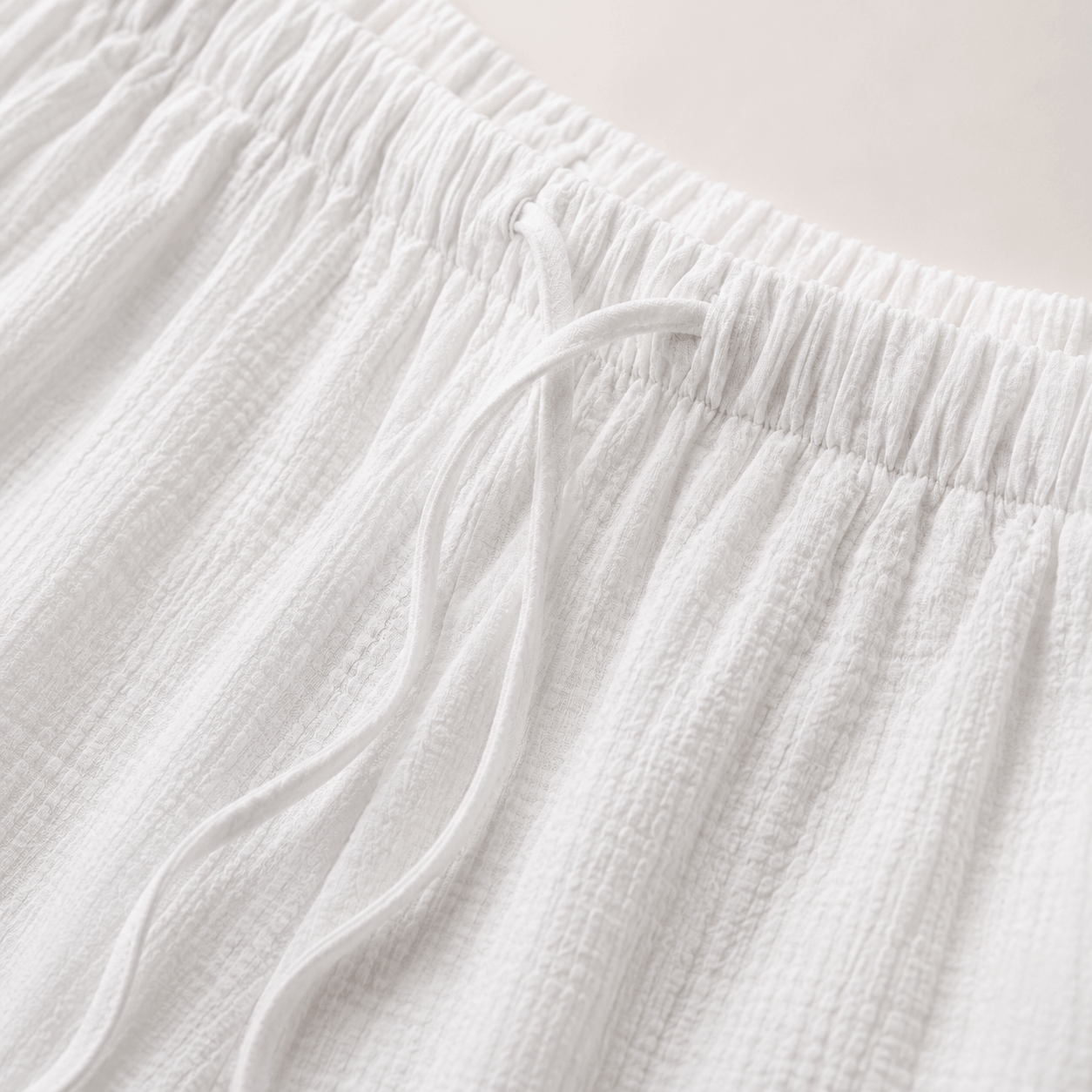 Women’s Drawstring Elastic Waist Wide Leg Trousers