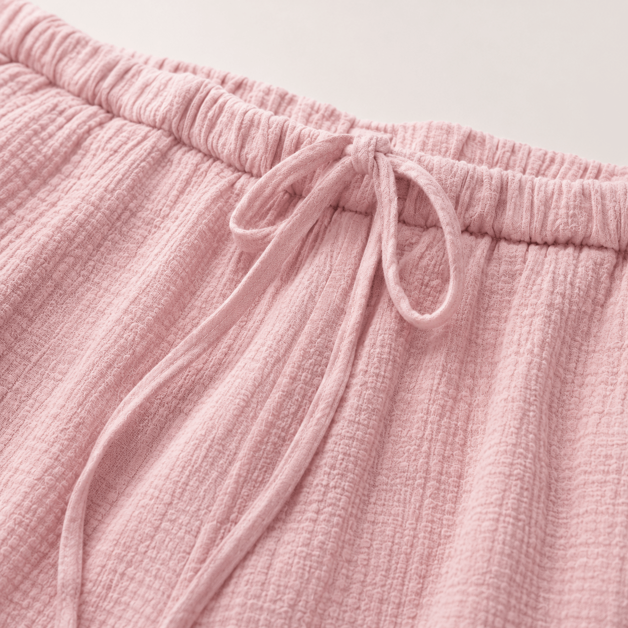 Women’s Drawstring Elastic Waist Wide Leg Trousers