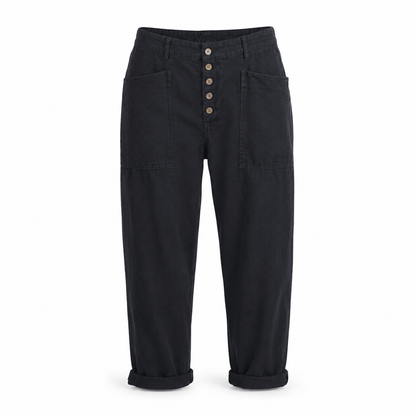 Women’s High Waist Tapered Casual Trousers