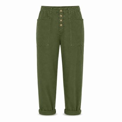 Women’s High Waist Tapered Casual Trousers
