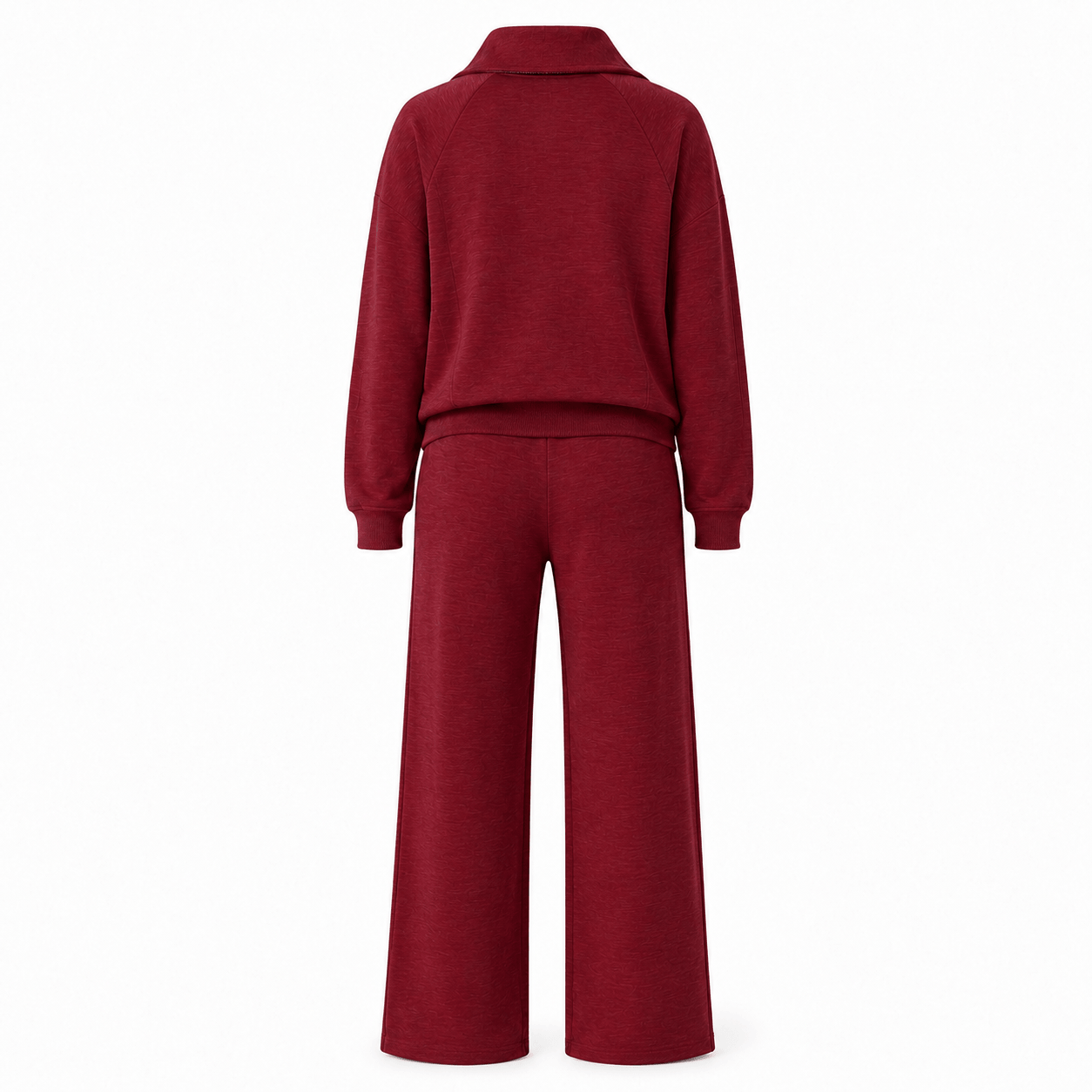 Women’s Half Zip Wide Leg Lounge Set