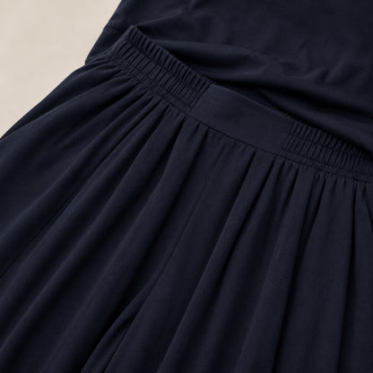 Women’s Two Piece Co-Ord Set Casual Top & Wide Leg Trousers