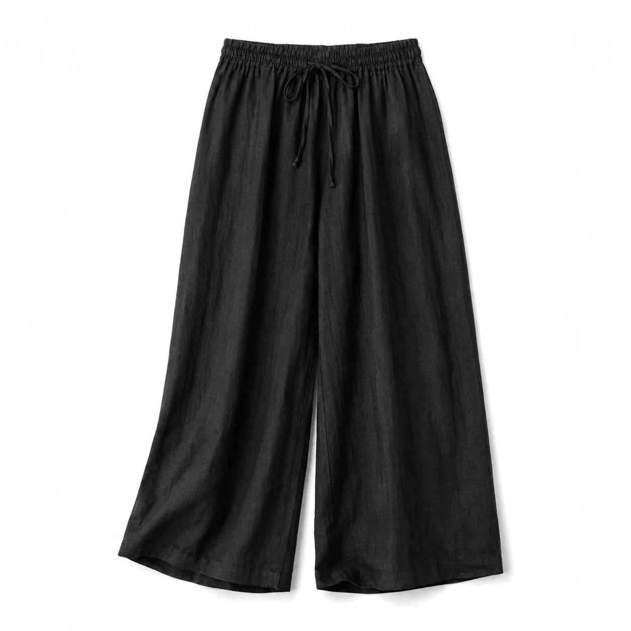 Women’s Relaxed Elastic Waist Wide Leg Trousers
