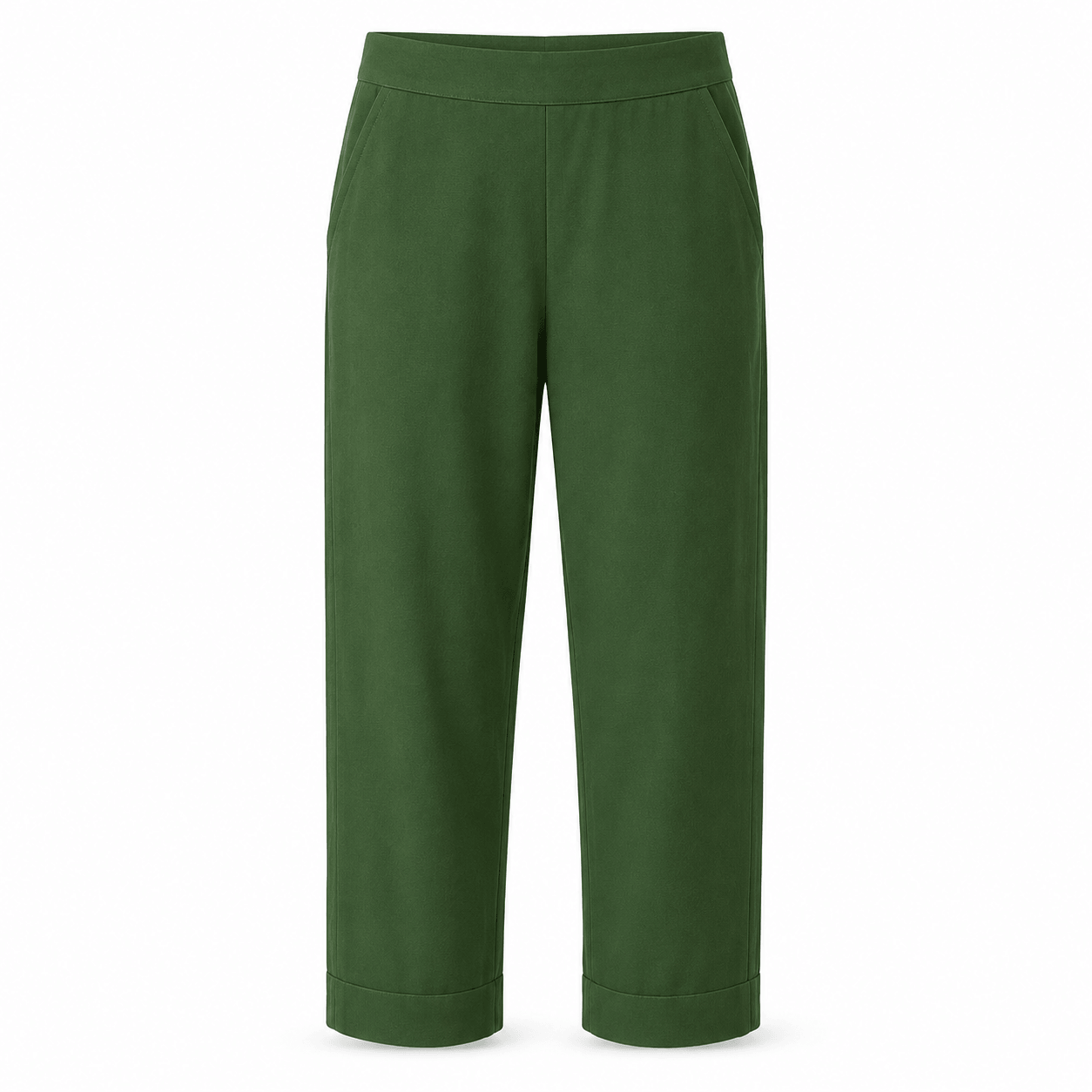 Women’s Lightweight Cropped Straight Leg Summer Trousers