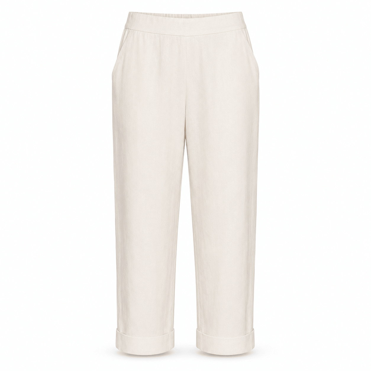 Women’s Lightweight Cropped Straight Leg Summer Trousers