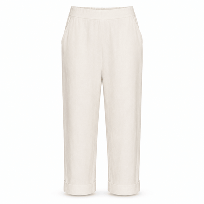 Women’s Lightweight Cropped Straight Leg Summer Trousers
