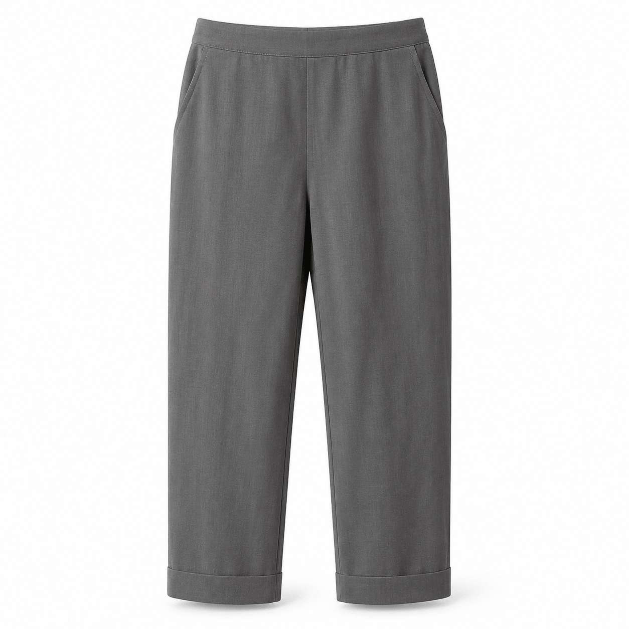 Women’s Lightweight Cropped Straight Leg Summer Trousers