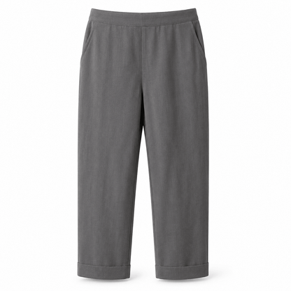 Women’s Lightweight Cropped Straight Leg Summer Trousers