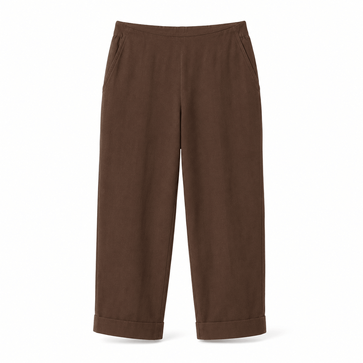 Women’s Lightweight Cropped Straight Leg Summer Trousers