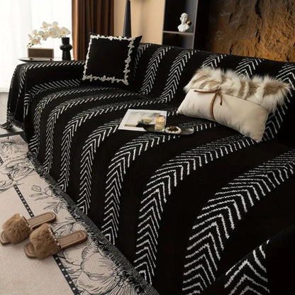 BowLift | Chevron Echo Line Sofa Cover