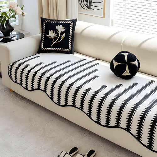 BowLift | Modern Chenille Sofa Cover with Stylish Protection