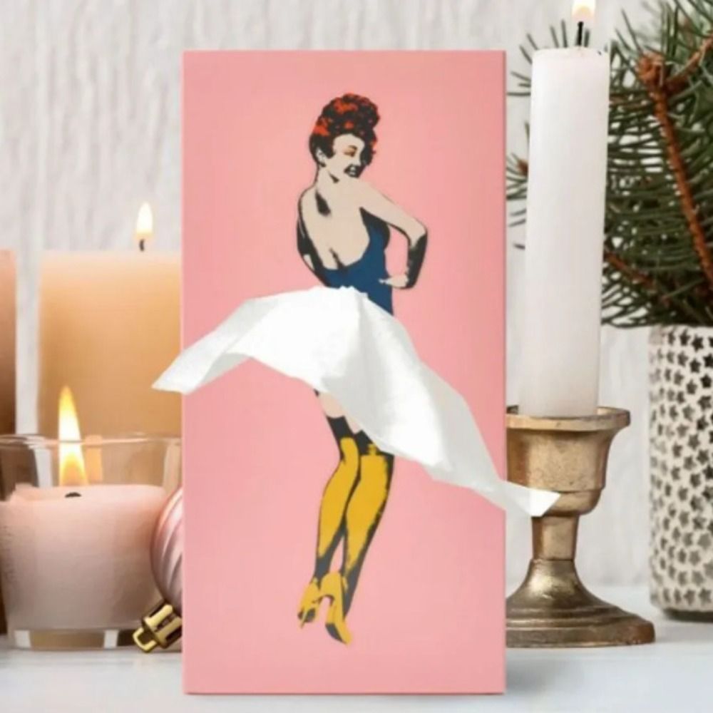 BowLift | Flying Skirt Tissue Box