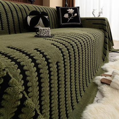 BowLift | Plush Sofa Cover with Non-Slip Back