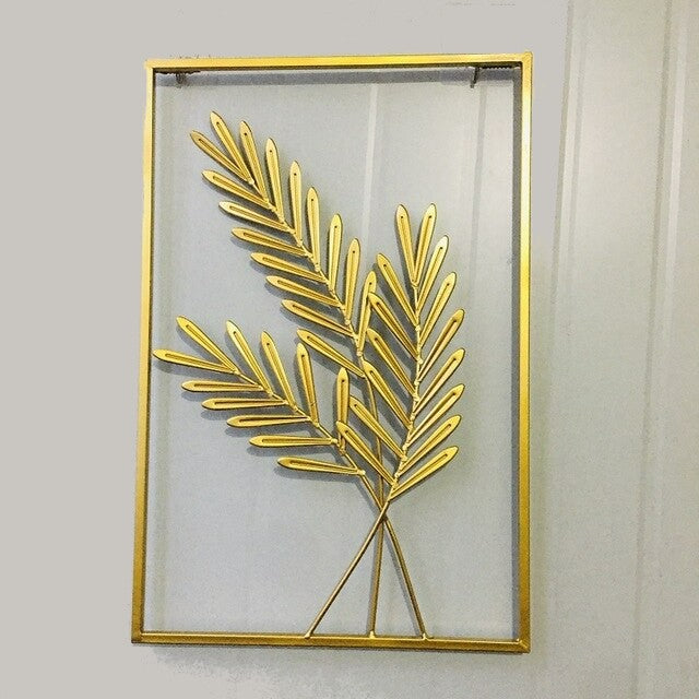 LZINA™ | LuxiLeaf - Golden Wall Decoration