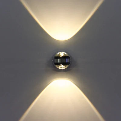 BowLift CrystalLux LED Crystal Wall Light — Elegant Crystal Wall Sconce