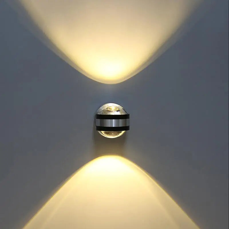BowLift CrystalLux LED Crystal Wall Light — Elegant Crystal Wall Sconce