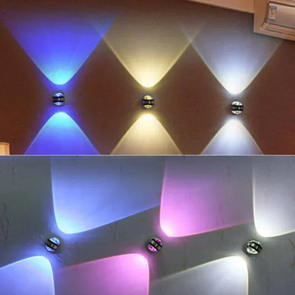 BowLift CrystalLux LED Crystal Wall Light — Elegant Crystal Wall Sconce