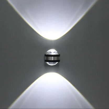 BowLift CrystalLux LED Crystal Wall Light — Elegant Crystal Wall Sconce